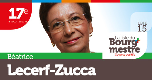 Béatrice Lecerf-Zucca Candidat élections bourgmestre Nandrin 2018