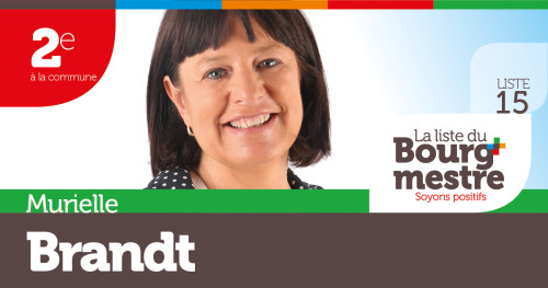 Murielle Brandt Candidat élections bourgmestre Nandrin 2018